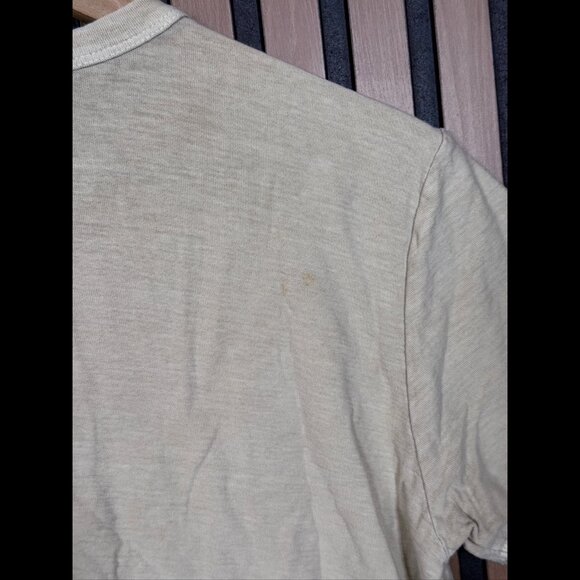 Buck Mason T Shirt Small Mens Beige Heather Short Sleeve Tee - Picture 6 of 7